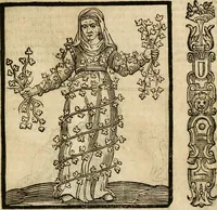 An illustration from Della nouissima Iconologia di Cesare Ripa Perugino Caualier de SS. Mauritio & Lazzaro : parte prima [-terza] : nella quale si descriuono diuerse imagini di virtu, vitij, affetti, passioni humane, arti, discipline, humori, elementi, corpi celesti, prouincie d'Italia, fiumi tutte parte del mondo, & altre infinite materie : opera utile ad oratori, predicatori, poeti, pittori, scultori, disegnatori, & ad'ogni studioso : per inuentar concetti, emblemi, ed'imprese, per diuisare qual si voglia apparato nutiale, funerale, trionsale : per rappresentar poemi drammatici, e per figurare co' suoi proprij simboli ciò che può cadere in pensiero humano : ampliata in quest' ultima editione non solo dallostesso auttore di trecento e cinquantadue imagini con molti discorsi pieni di varia eruditione & con molti indici copiosi (1625)