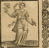 An illustration from Della nouissima Iconologia di Cesare Ripa Perugino Caualier de SS. Mauritio & Lazzaro : parte prima [-terza] : nella quale si descriuono diuerse imagini di virtu, vitij, affetti, passioni humane, arti, discipline, humori, elementi, corpi celesti, prouincie d'Italia, fiumi tutte parte del mondo, & altre infinite materie : opera utile ad oratori, predicatori, poeti, pittori, scultori, disegnatori, & ad'ogni studioso : per inuentar concetti, emblemi, ed'imprese, per diuisare qual si voglia apparato nutiale, funerale, trionsale : per rappresentar poemi drammatici, e per figurare co' suoi proprij simboli ciò che può cadere in pensiero humano : ampliata in quest' ultima editione non solo dallostesso auttore di trecento e cinquantadue imagini con molti discorsi pieni di varia eruditione & con molti indici copiosi (1625)