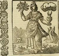 An illustration from Della nouissima Iconologia di Cesare Ripa Perugino Caualier de SS. Mauritio & Lazzaro : parte prima [-terza] : nella quale si descriuono diuerse imagini di virtu, vitij, affetti, passioni humane, arti, discipline, humori, elementi, corpi celesti, prouincie d'Italia, fiumi tutte parte del mondo, & altre infinite materie : opera utile ad oratori, predicatori, poeti, pittori, scultori, disegnatori, & ad'ogni studioso : per inuentar concetti, emblemi, ed'imprese, per diuisare qual si voglia apparato nutiale, funerale, trionsale : per rappresentar poemi drammatici, e per figurare co' suoi proprij simboli ciò che può cadere in pensiero humano : ampliata in quest' ultima editione non solo dallostesso auttore di trecento e cinquantadue imagini con molti discorsi pieni di varia eruditione & con molti indici copiosi (1625)
