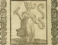 Picture 321 of 333 from Della nouissima Iconologia di Cesare Ripa Perugino Caualier de SS. Mauritio & Lazzaro : parte prima [-terza] : nella quale si descriuono diuerse imagini di virtu, vitij, affetti, passioni humane, arti, discipline, humori, elementi, corpi celesti, prouincie d'Italia, fiumi tutte parte del mondo, & altre infinite materie : opera utile ad oratori, predicatori, poeti, pittori, scultori, disegnatori, & ad'ogni studioso : per inuentar concetti, emblemi, ed'imprese, per diuisare qual si voglia apparato nutiale, funerale, trionsale : per rappresentar poemi drammatici, e per figurare co' suoi proprij simboli ciò che può cadere in pensiero humano : ampliata in quest' ultima editione non solo dallostesso auttore di trecento e cinquantadue imagini con molti discorsi pieni di varia eruditione & con molti indici copiosi (1625), leaf 777