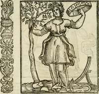 An illustration from Della nouissima Iconologia di Cesare Ripa Perugino Caualier de SS. Mauritio & Lazzaro : parte prima [-terza] : nella quale si descriuono diuerse imagini di virtu, vitij, affetti, passioni humane, arti, discipline, humori, elementi, corpi celesti, prouincie d'Italia, fiumi tutte parte del mondo, & altre infinite materie : opera utile ad oratori, predicatori, poeti, pittori, scultori, disegnatori, & ad'ogni studioso : per inuentar concetti, emblemi, ed'imprese, per diuisare qual si voglia apparato nutiale, funerale, trionsale : per rappresentar poemi drammatici, e per figurare co' suoi proprij simboli ciò che può cadere in pensiero humano : ampliata in quest' ultima editione non solo dallostesso auttore di trecento e cinquantadue imagini con molti discorsi pieni di varia eruditione & con molti indici copiosi (1625)