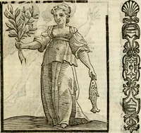 Picture 332 of 333 from Della nouissima Iconologia di Cesare Ripa Perugino Caualier de SS. Mauritio & Lazzaro : parte prima [-terza] : nella quale si descriuono diuerse imagini di virtu, vitij, affetti, passioni humane, arti, discipline, humori, elementi, corpi celesti, prouincie d'Italia, fiumi tutte parte del mondo, & altre infinite materie : opera utile ad oratori, predicatori, poeti, pittori, scultori, disegnatori, & ad'ogni studioso : per inuentar concetti, emblemi, ed'imprese, per diuisare qual si voglia apparato nutiale, funerale, trionsale : per rappresentar poemi drammatici, e per figurare co' suoi proprij simboli ciò che può cadere in pensiero humano : ampliata in quest' ultima editione non solo dallostesso auttore di trecento e cinquantadue imagini con molti discorsi pieni di varia eruditione & con molti indici copiosi (1625), leaf 800