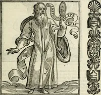 An illustration from Della nouissima Iconologia di Cesare Ripa Perugino Caualier de SS. Mauritio & Lazzaro : parte prima [-terza] : nella quale si descriuono diuerse imagini di virtu, vitij, affetti, passioni humane, arti, discipline, humori, elementi, corpi celesti, prouincie d'Italia, fiumi tutte parte del mondo, & altre infinite materie : opera utile ad oratori, predicatori, poeti, pittori, scultori, disegnatori, & ad'ogni studioso : per inuentar concetti, emblemi, ed'imprese, per diuisare qual si voglia apparato nutiale, funerale, trionsale : per rappresentar poemi drammatici, e per figurare co' suoi proprij simboli ciò che può cadere in pensiero humano : ampliata in quest' ultima editione non solo dallostesso auttore di trecento e cinquantadue imagini con molti discorsi pieni di varia eruditione & con molti indici copiosi (1625)