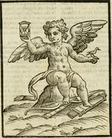 An illustration from Della nouissima Iconologia di Cesare Ripa Perugino Caualier de SS. Mauritio & Lazzaro : parte prima [-terza] : nella quale si descriuono diuerse imagini di virtu, vitij, affetti, passioni humane, arti, discipline, humori, elementi, corpi celesti, prouincie d'Italia, fiumi tutte parte del mondo, & altre infinite materie : opera utile ad oratori, predicatori, poeti, pittori, scultori, disegnatori, & ad'ogni studioso : per inuentar concetti, emblemi, ed'imprese, per diuisare qual si voglia apparato nutiale, funerale, trionsale : per rappresentar poemi drammatici, e per figurare co' suoi proprij simboli ciò che può cadere in pensiero humano : ampliata in quest' ultima editione non solo dallostesso auttore di trecento e cinquantadue imagini con molti discorsi pieni di varia eruditione & con molti indici copiosi (1625)