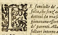 An illustration from Della officina istorica / Nella quale si spiegano essempi notabilissimi, antichi, & moderni, à virtù, & à diffetto pertinenti. Dà quali può ageuolmente il professore di lettere, e d'armi, lo studioso d'istoria, di poesia, di costumi, e di cose varie, il curioso ancora può trarre vtilità per corregere non pur i mancamenti altrui, ma i proprij, e d'incaminarsi nella strada delle virtù. Con vna aggiunta non più stampata di accidenti seguiti, & per hauere alcuni finto temerariamente la persona altrui, e d'altri casi successi in diuersi tempi (1622)