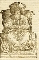 An illustration from Della officina istorica / Nella quale si spiegano essempi notabilissimi, antichi, & moderni, à virtù, & à diffetto pertinenti. Dà quali può ageuolmente il professore di lettere, e d'armi, lo studioso d'istoria, di poesia, di costumi, e di cose varie, il curioso ancora può trarre vtilità per corregere non pur i mancamenti altrui, ma i proprij, e d'incaminarsi nella strada delle virtù. Con vna aggiunta non più stampata di accidenti seguiti, & per hauere alcuni finto temerariamente la persona altrui, e d'altri casi successi in diuersi tempi (1622)