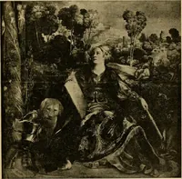 An illustration from Della pittura italiana : studii storico critici : le Gallerie Borghese e Doria Pamphili in Roma (1897)