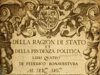 Picture 4 of 10 from Della ragion di stato et della prudenza politica : libri quatro (1623), leaf 6