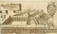Picture 5 of 7 from I trionfi dell'architettvra nella sontuosa residenza di Monaco : descritti e rappresentati all'Altza. serenissima di Ferdinando Maria, duca dell'una e l'altra Baviera, conte Palatino del Reno ... (1667), leaf 13