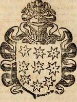 An illustration from Dell'armi, overo insegne dei nobili, ove sono i discorsi d'alcune famiglie, così spente, come vive del regno di Napoli : 4. et ultima impressione nella quale si suppliscono quelle famiglie che poste nella prima, erano dall'istesso autore state levate nella seconda (1701)