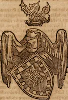 An illustration from Dell'armi, overo insegne dei nobili, ove sono i discorsi d'alcune famiglie, così spente, come vive del regno di Napoli : 4. et ultima impressione nella quale si suppliscono quelle famiglie che poste nella prima, erano dall'istesso autore state levate nella seconda (1701)