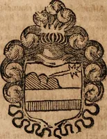 An illustration from Dell'armi, overo insegne dei nobili, ove sono i discorsi d'alcune famiglie, così spente, come vive del regno di Napoli : 4. et ultima impressione nella quale si suppliscono quelle famiglie che poste nella prima, erano dall'istesso autore state levate nella seconda (1701)