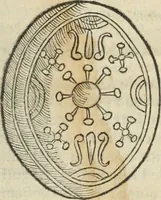 An illustration from Dell'armi, overo insegne dei nobili, ove sono i discorsi d'alcune famiglie, così spente, come vive del regno di Napoli : 4. et ultima impressione nella quale si suppliscono quelle famiglie che poste nella prima, erano dall'istesso autore state levate nella seconda (1701)