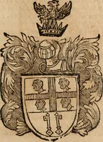 An illustration from Dell'armi, overo insegne dei nobili, ove sono i discorsi d'alcune famiglie, così spente, come vive del regno di Napoli : 4. et ultima impressione nella quale si suppliscono quelle famiglie che poste nella prima, erano dall'istesso autore state levate nella seconda (1701)