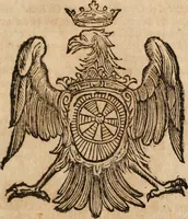 An illustration from Dell'armi, overo insegne dei nobili, ove sono i discorsi d'alcune famiglie, così spente, come vive del regno di Napoli : 4. et ultima impressione nella quale si suppliscono quelle famiglie che poste nella prima, erano dall'istesso autore state levate nella seconda (1701)