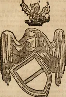 An illustration from Dell'armi, overo insegne dei nobili, ove sono i discorsi d'alcune famiglie, così spente, come vive del regno di Napoli : 4. et ultima impressione nella quale si suppliscono quelle famiglie che poste nella prima, erano dall'istesso autore state levate nella seconda (1701)