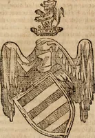 An illustration from Dell'armi, overo insegne dei nobili, ove sono i discorsi d'alcune famiglie, così spente, come vive del regno di Napoli : 4. et ultima impressione nella quale si suppliscono quelle famiglie che poste nella prima, erano dall'istesso autore state levate nella seconda (1701)