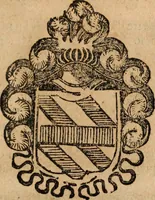 An illustration from Dell'armi, overo insegne dei nobili, ove sono i discorsi d'alcune famiglie, così spente, come vive del regno di Napoli : 4. et ultima impressione nella quale si suppliscono quelle famiglie che poste nella prima, erano dall'istesso autore state levate nella seconda (1701)