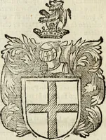 An illustration from Dell'armi, overo insegne dei nobili, ove sono i discorsi d'alcune famiglie, così spente, come vive del regno di Napoli : 4. et ultima impressione nella quale si suppliscono quelle famiglie che poste nella prima, erano dall'istesso autore state levate nella seconda (1701)