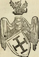 An illustration from Dell'armi, overo insegne dei nobili, ove sono i discorsi d'alcune famiglie, così spente, come vive del regno di Napoli : 4. et ultima impressione nella quale si suppliscono quelle famiglie che poste nella prima, erano dall'istesso autore state levate nella seconda (1701)