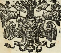 An illustration from Dell'armi, overo insegne dei nobili, ove sono i discorsi d'alcune famiglie, così spente, come vive del regno di Napoli : 4. et ultima impressione nella quale si suppliscono quelle famiglie che poste nella prima, erano dall'istesso autore state levate nella seconda (1701)