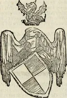 An illustration from Dell'armi, overo insegne dei nobili, ove sono i discorsi d'alcune famiglie, così spente, come vive del regno di Napoli : 4. et ultima impressione nella quale si suppliscono quelle famiglie che poste nella prima, erano dall'istesso autore state levate nella seconda (1701)