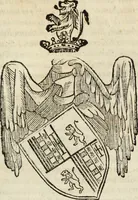 An illustration from Dell'armi, overo insegne dei nobili, ove sono i discorsi d'alcune famiglie, così spente, come vive del regno di Napoli : 4. et ultima impressione nella quale si suppliscono quelle famiglie che poste nella prima, erano dall'istesso autore state levate nella seconda (1701)