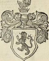 An illustration from Dell'armi, overo insegne dei nobili, ove sono i discorsi d'alcune famiglie, così spente, come vive del regno di Napoli : 4. et ultima impressione nella quale si suppliscono quelle famiglie che poste nella prima, erano dall'istesso autore state levate nella seconda (1701)