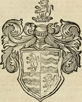 An illustration from Dell'armi, overo insegne dei nobili, ove sono i discorsi d'alcune famiglie, così spente, come vive del regno di Napoli : 4. et ultima impressione nella quale si suppliscono quelle famiglie che poste nella prima, erano dall'istesso autore state levate nella seconda (1701)