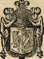 An illustration from Dell'armi, overo insegne dei nobili, ove sono i discorsi d'alcune famiglie, così spente, come vive del regno di Napoli : 4. et ultima impressione nella quale si suppliscono quelle famiglie che poste nella prima, erano dall'istesso autore state levate nella seconda (1701)