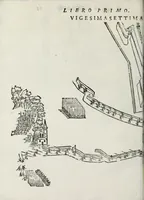 An illustration from Dell'arte militare libri cinque : ne' quali si tratta il modo di fortificare, offendere, et diffendere vna fortezza: et l'ordine come si debano fare gli alloggiamenti campali, & formare le battaglie, et nell'vltimo l'essamine de bombardieri, & di far fuochi arteficiati (1608)