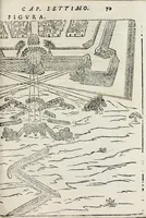 Picture 13 of 26 from Dell'arte militare libri cinque : ne' quali si tratta il modo di fortificare, offendere, et diffendere vna fortezza: et l'ordine come si debano fare gli alloggiamenti campali, & formare le battaglie, et nell'vltimo l'essamine de bombardieri, & di far fuochi arteficiati (1608), leaf 157
