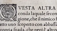 Picture 24 of 55 from Della vera pratica & scienza d'armi libri due : nel primo de quali si tratta li fondamenti della spada sola, le raggioni di spada e pugnale, & di spada e cappa : nel secondo, si dà regole per ferire il nemico subito posto mano alla spada, altre di cosi subita rissolutione con spada e pugnale, & altre ancora per ferire senza fermarsi con spada e pugnale : il tutto in questa seconda editione non solo descritto ma rappresentato alla vista da cento e nouantacinque figure di rame diligentissimamente intagliate (1624), leaf 123