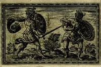 An illustration from Delle allusioni, imprese, et emblemi del Sig. Principio Fabricii da Teramo sopra la vita, opere, et attioni di Gregorio XIII Pontefice Massimo libri VI .. (1588)