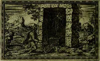 An illustration from Delle allusioni, imprese, et emblemi del Sig. Principio Fabricii da Teramo sopra la vita, opere, et attioni di Gregorio XIII Pontefice Massimo libri VI .. (1588)