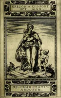 Picture 116 of 263 from Delle allusioni, imprese, et emblemi del Sig. Principio Fabricii da Teramo sopra la vita, opere, et attioni di Gregorio XIII Pontefice Massimo libri VI .. (1588), leaf 172