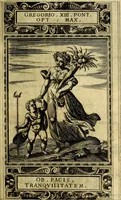 Picture 206 of 263 from Delle allusioni, imprese, et emblemi del Sig. Principio Fabricii da Teramo sopra la vita, opere, et attioni di Gregorio XIII Pontefice Massimo libri VI .. (1588), leaf 290