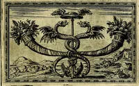 An illustration from Delle allusioni, imprese, et emblemi del Sig. Principio Fabricii da Teramo sopra la vita, opere, et attioni di Gregorio XIII Pontefice Massimo libri VI .. (1588)