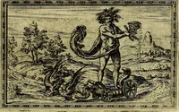 An illustration from Delle allusioni, imprese, et emblemi del Sig. Principio Fabricii da Teramo sopra la vita, opere, et attioni di Gregorio XIII Pontefice Massimo libri VI .. (1588)