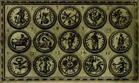 An illustration from Delle allusioni, imprese, et emblemi del Sig. Principio Fabricii da Teramo sopra la vita, opere, et attioni di Gregorio XIII Pontefice Massimo libri VI .. (1588)