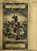 Picture 241 of 263 from Delle allusioni, imprese, et emblemi del Sig. Principio Fabricii da Teramo sopra la vita, opere, et attioni di Gregorio XIII Pontefice Massimo libri VI .. (1588), leaf 338