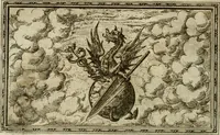 An illustration from Delle allvsioni, imprese, et emblemi del Sig. Principio Fabricii da Teramo sopra la vita, opere, et attioni di Gregorio XIII pontefice massimo, libri VI : nei quali sotto l'allegoria del drago, arme del detto pontefice, si descriue anco la uera forma d'un principe Christiano .. (1588)