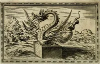 An illustration from Delle allvsioni, imprese, et emblemi del Sig. Principio Fabricii da Teramo sopra la vita, opere, et attioni di Gregorio XIII pontefice massimo, libri VI : nei quali sotto l'allegoria del drago, arme del detto pontefice, si descriue anco la uera forma d'un principe Christiano .. (1588)