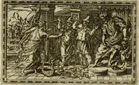An illustration from Delle allvsioni, imprese, et emblemi del Sig. Principio Fabricii da Teramo sopra la vita, opere, et attioni di Gregorio XIII pontefice massimo, libri VI : nei quali sotto l'allegoria del drago, arme del detto pontefice, si descriue anco la uera forma d'un principe Christiano .. (1588)