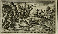 An illustration from Delle allvsioni, imprese, et emblemi del Sig. Principio Fabricii da Teramo sopra la vita, opere, et attioni di Gregorio XIII pontefice massimo, libri VI : nei quali sotto l'allegoria del drago, arme del detto pontefice, si descriue anco la uera forma d'un principe Christiano .. (1588)