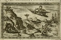 An illustration from Delle allvsioni, imprese, et emblemi del Sig. Principio Fabricii da Teramo sopra la vita, opere, et attioni di Gregorio XIII pontefice massimo, libri VI : nei quali sotto l'allegoria del drago, arme del detto pontefice, si descriue anco la uera forma d'un principe Christiano .. (1588)