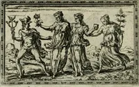 An illustration from Delle allvsioni, imprese, et emblemi del Sig. Principio Fabricii da Teramo sopra la vita, opere, et attioni di Gregorio XIII pontefice massimo, libri VI : nei quali sotto l'allegoria del drago, arme del detto pontefice, si descriue anco la uera forma d'un principe Christiano .. (1588)