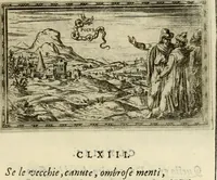 Picture 187 of 268 from Delle allvsioni, imprese, et emblemi del Sig. Principio Fabricii da Teramo sopra la vita, opere, et attioni di Gregorio XIII pontefice massimo, libri VI : nei quali sotto l'allegoria del drago, arme del detto pontefice, si descriue anco la uera forma d'un principe Christiano .. (1588), leaf 262
