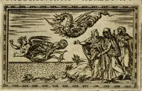 An illustration from Delle allvsioni, imprese, et emblemi del Sig. Principio Fabricii da Teramo sopra la vita, opere, et attioni di Gregorio XIII pontefice massimo, libri VI : nei quali sotto l'allegoria del drago, arme del detto pontefice, si descriue anco la uera forma d'un principe Christiano .. (1588)