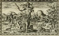 An illustration from Delle allvsioni, imprese, et emblemi del Sig. Principio Fabricii da Teramo sopra la vita, opere, et attioni di Gregorio XIII pontefice massimo, libri VI : nei quali sotto l'allegoria del drago, arme del detto pontefice, si descriue anco la uera forma d'un principe Christiano .. (1588)
